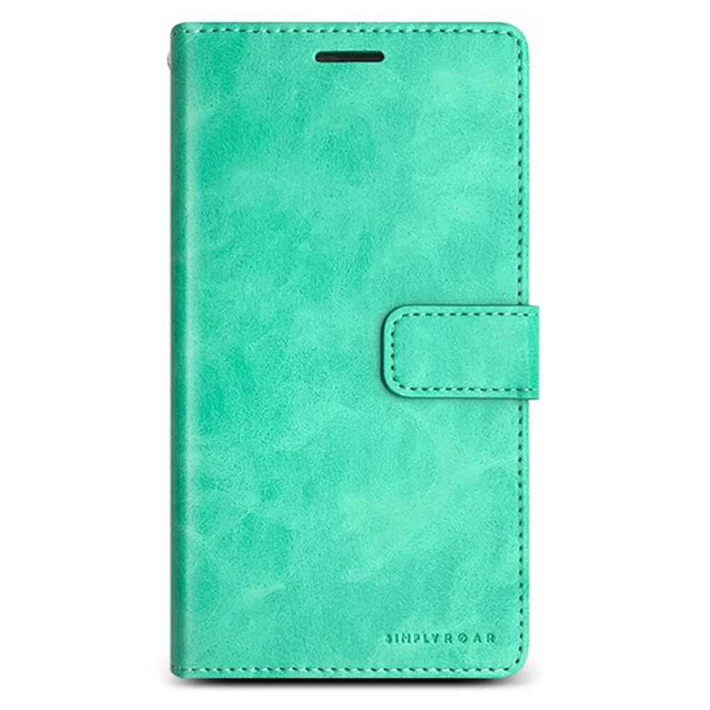 Roar Blue Moon iPhone 14 Pro Wallet Case (Mint)