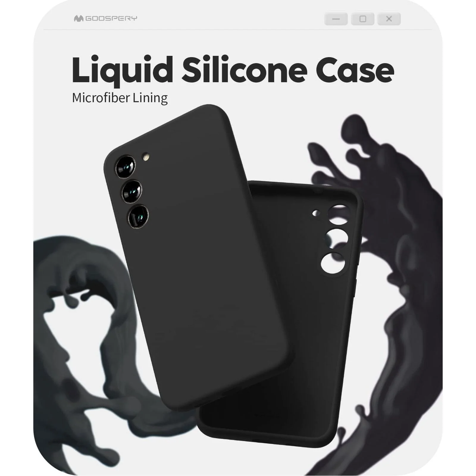 Roar Soft TPU [Space] Case,  s24 Plus [Black] - Black | Galaxy S24+ - Image 3
