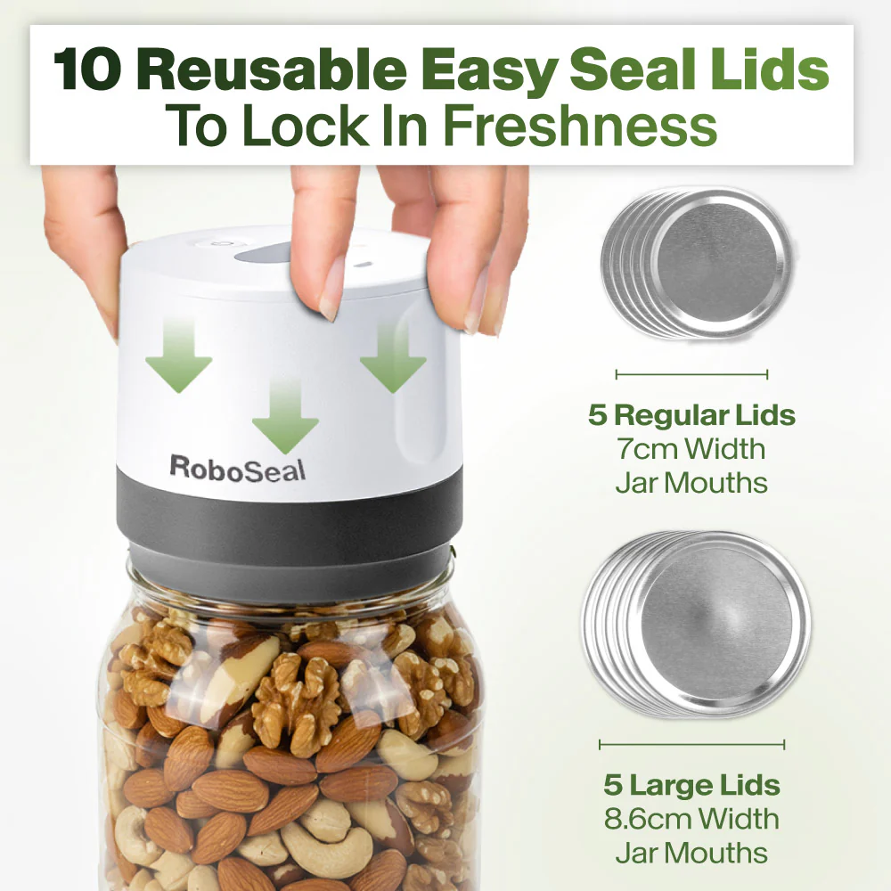 Roboseal Electric Vacuum Sealer for Jars - Image 5
