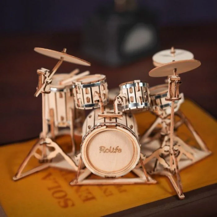 Robotime Classical 3D Drum Kit - Image 3