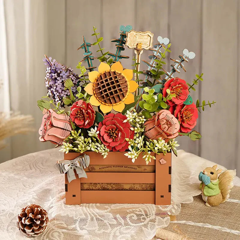 Robotime Wood Bloom Box - Image 2
