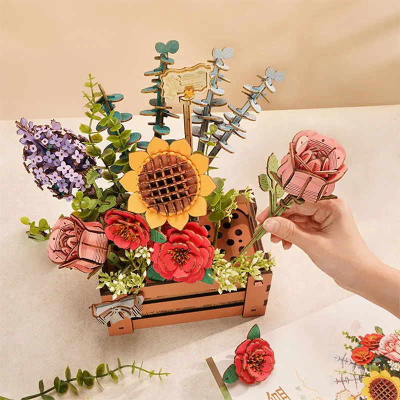 Robotime Wood Bloom Box - Image 3
