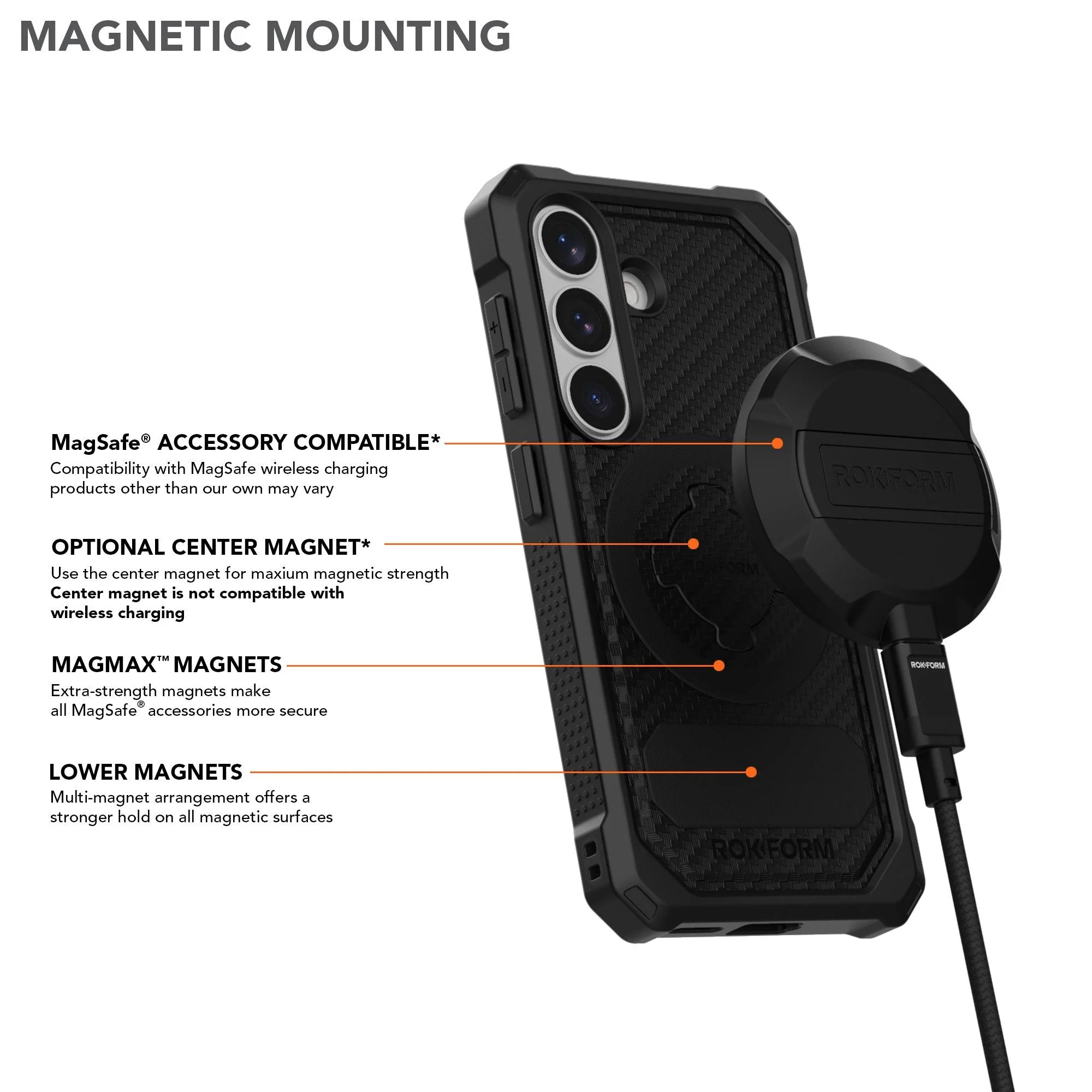 Rokform Rugged Case for Galaxy S26 (Black) - Image 3