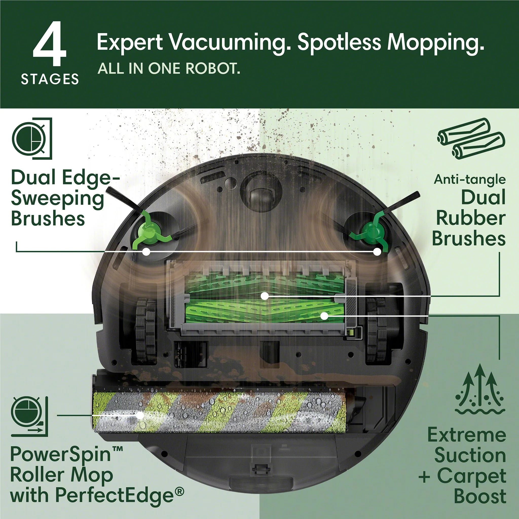 Roomba® Max 705 Combo Robot Vacuum + AutoWash™ Dock - Image 4