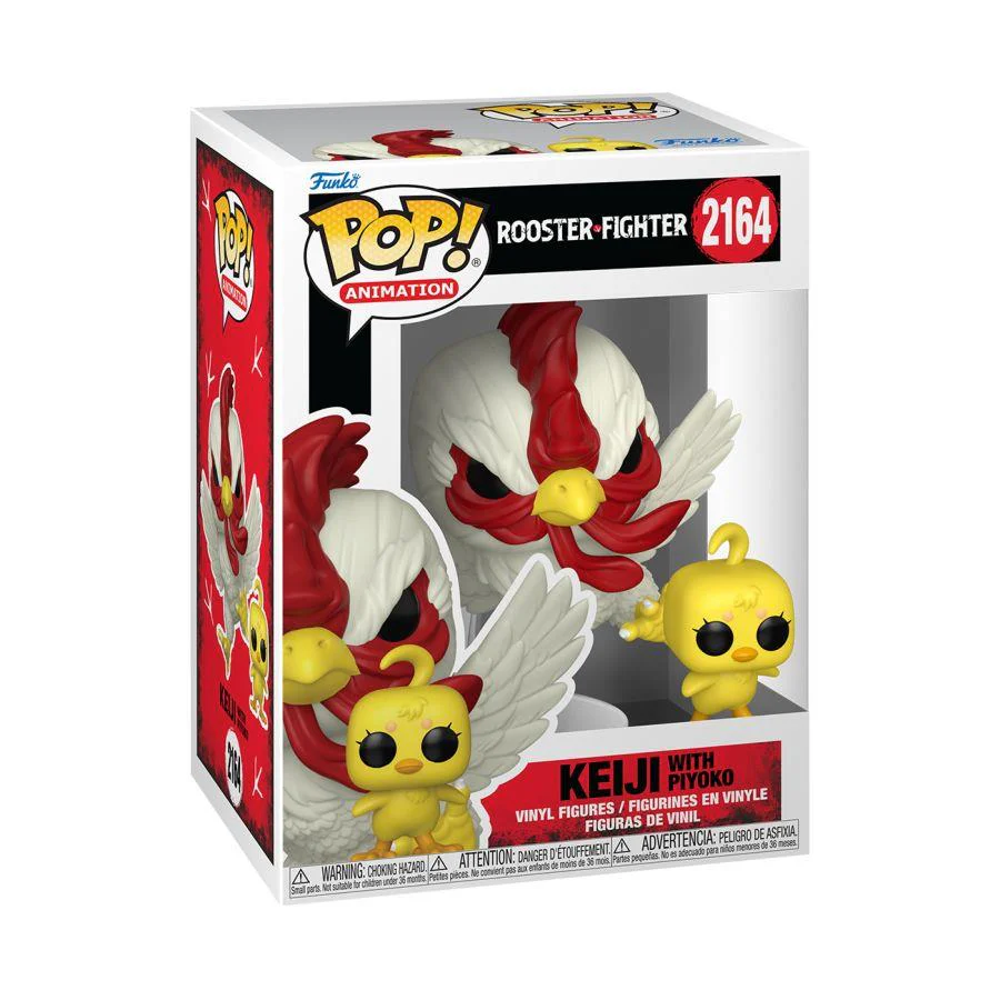 Rooster Fighter - Keiji with Piyoko Pop! Vinyl - Image 2