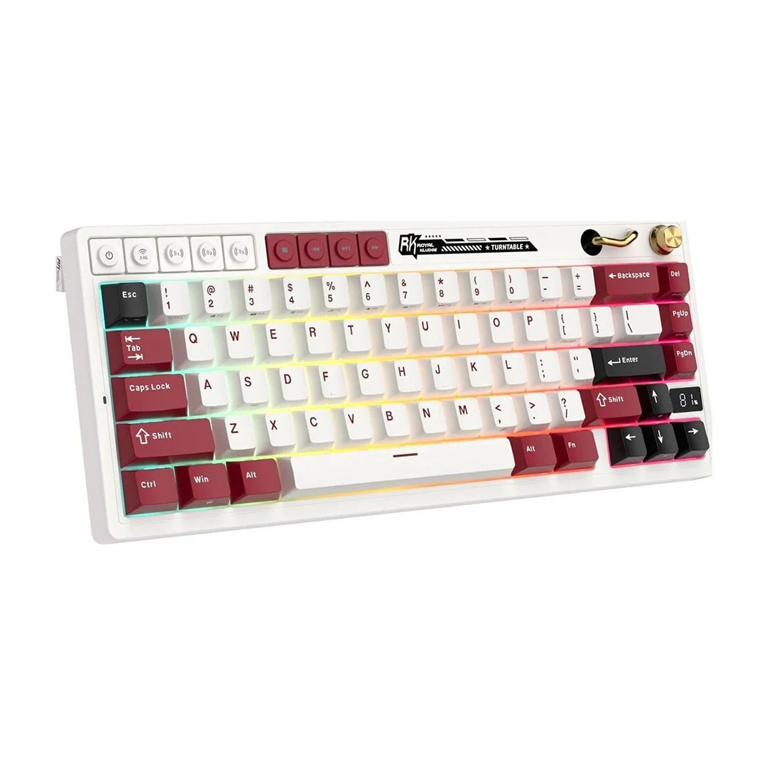 Royal Kludge RK M65 Tri Mode RGB Hot Swap Mechanical Keyboard (Cream switch) - Image 2