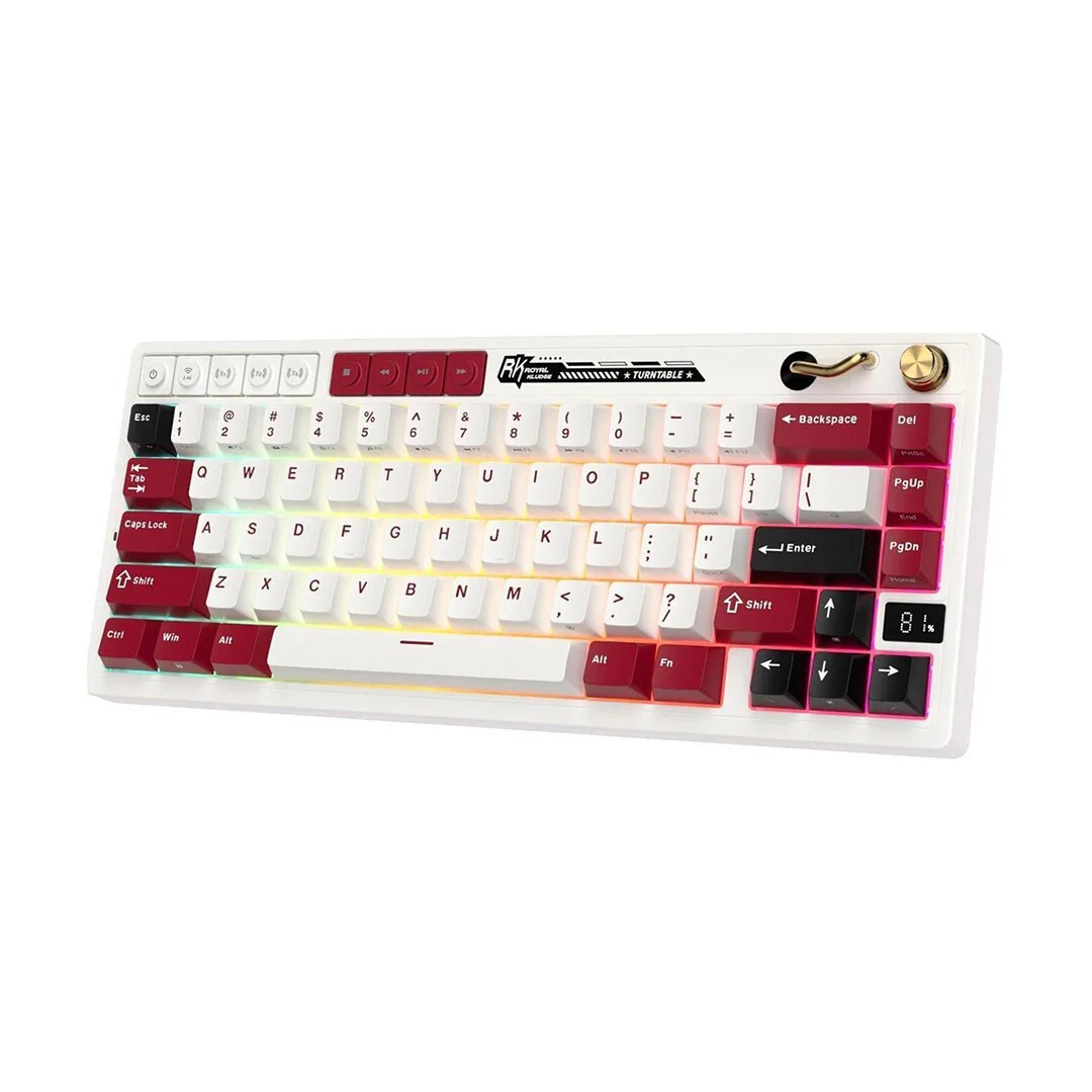 Royal Kludge RK M65 Tri Mode RGB Hot Swap Mechanical Keyboard (Cream switch) - Image 3