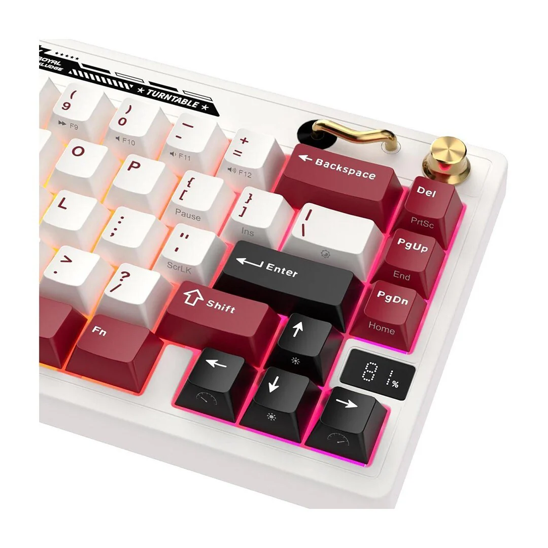 Royal Kludge RK M65 Tri Mode RGB Hot Swap Mechanical Keyboard (Cream switch) - Image 5