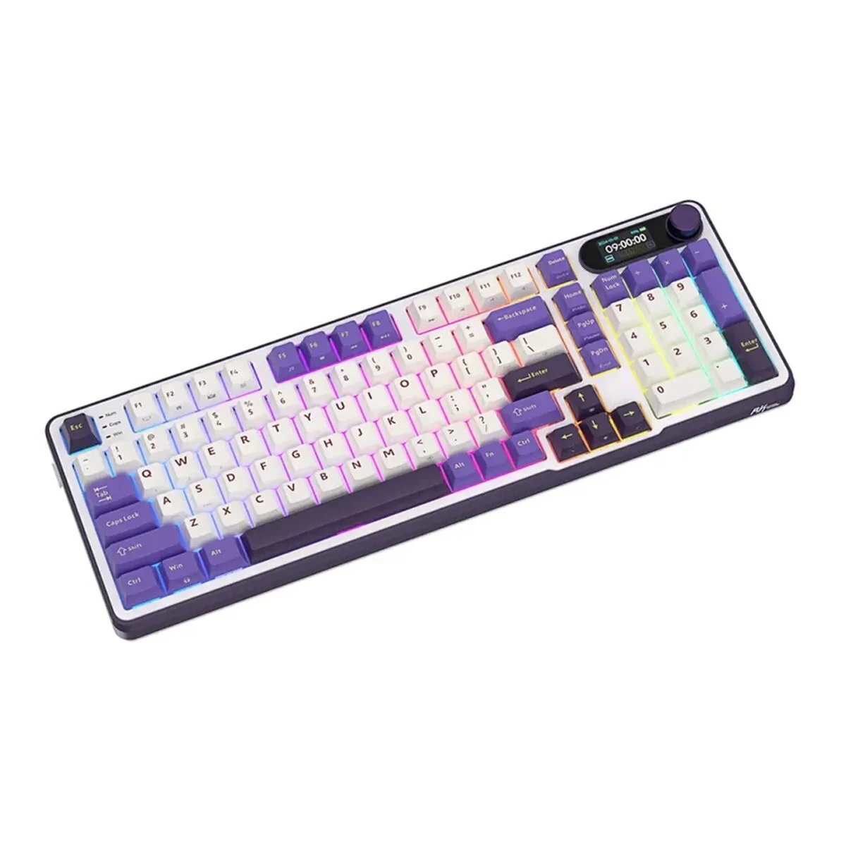 Royal Kludge RK-S98 Tri Mode RGB 98 Keys Mechanical Keyboard (Blackberry Mousse) - Image 4