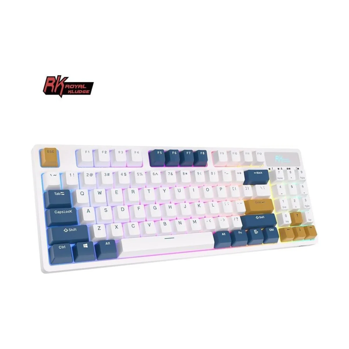 Royal Kludge RK89 Tri Mode RGB Hot Swappable Mechanical Keyboard (Lemon Switch) - Image 3