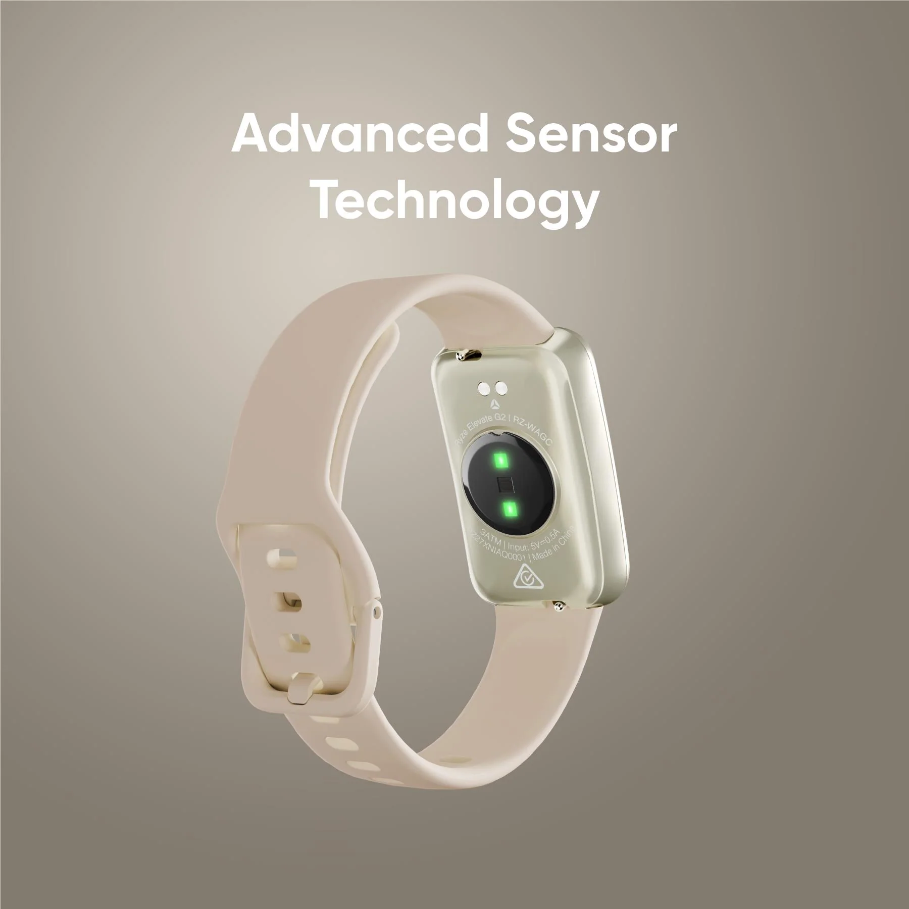 Ryze Elevate Gen2 Smart Watch (Cream & Red) - Image 13