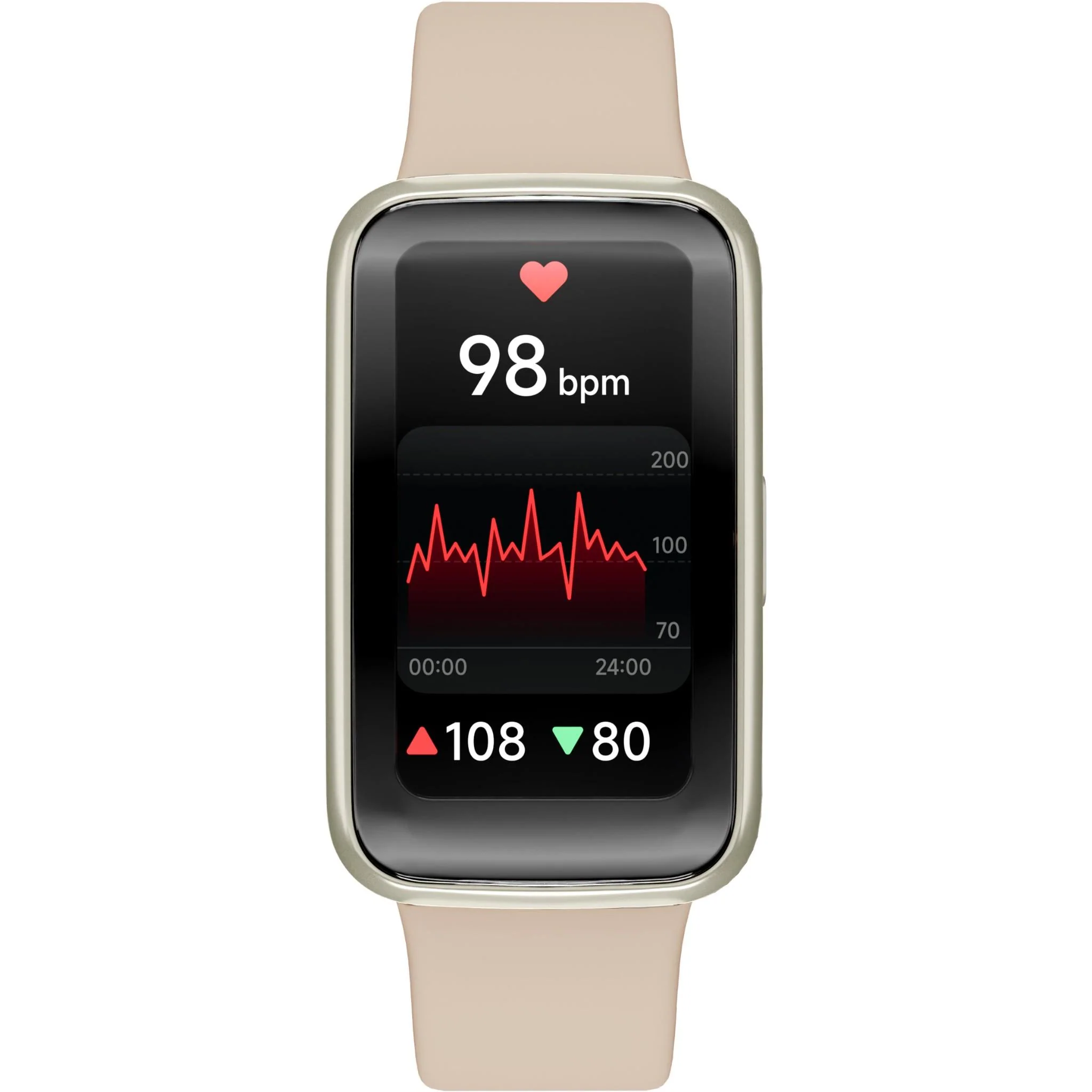 Ryze Elevate Gen2 Smart Watch (Cream & Red) - Image 4