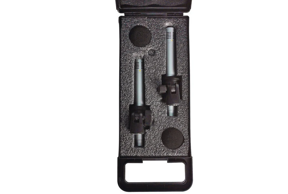 Samson C02 Condenser Pencil Microphones with clip & base (2-Pack) - Image 7