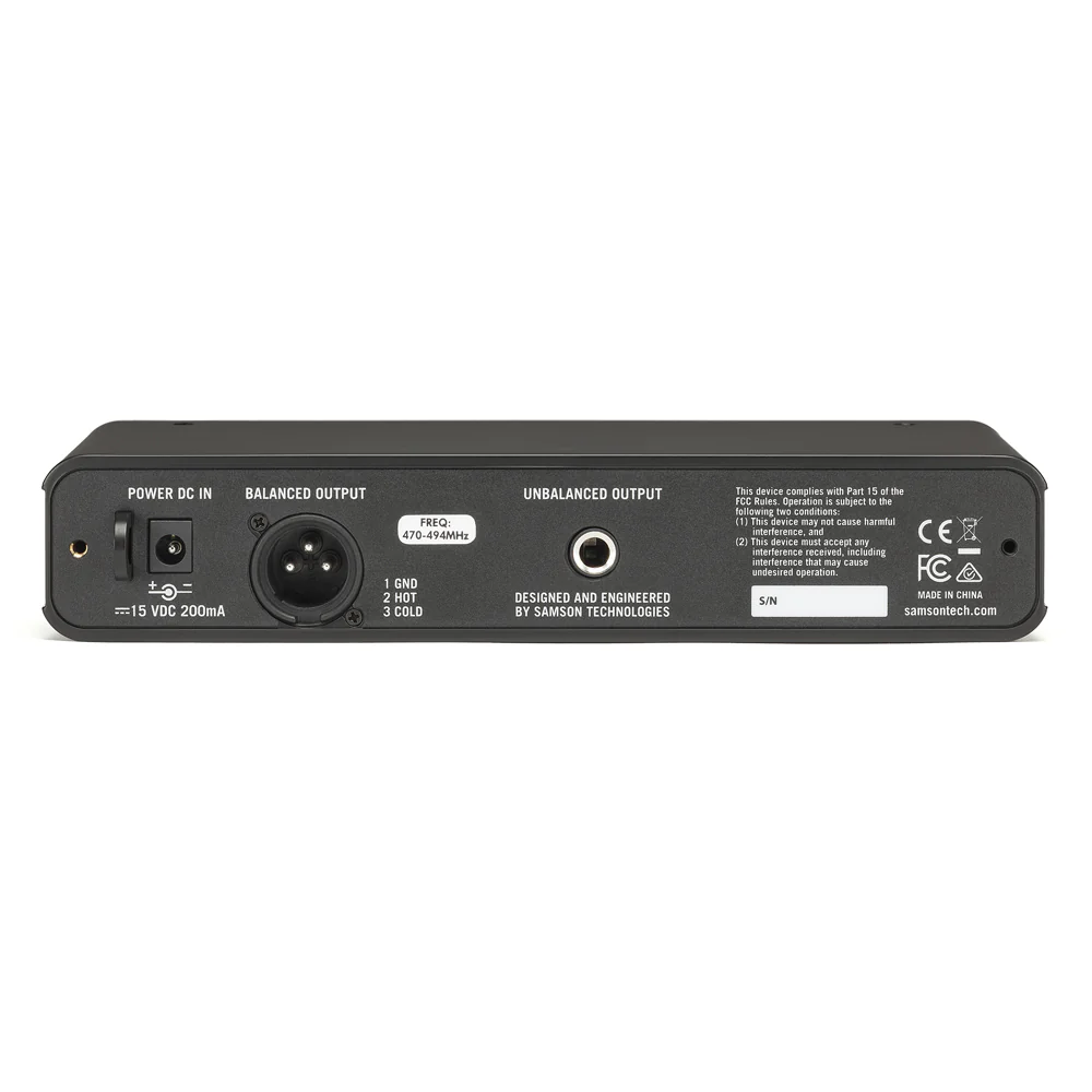 Samson Concert 88x Mic/Microphone UHF Wireless/Handheld System - Image 6