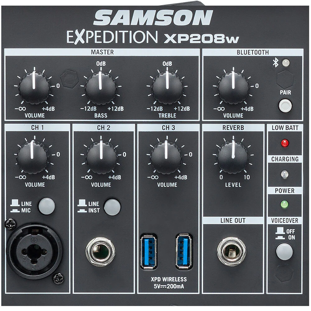 Samson Expedition Bluetooth PA System W/Wireless Microphone - Image 9