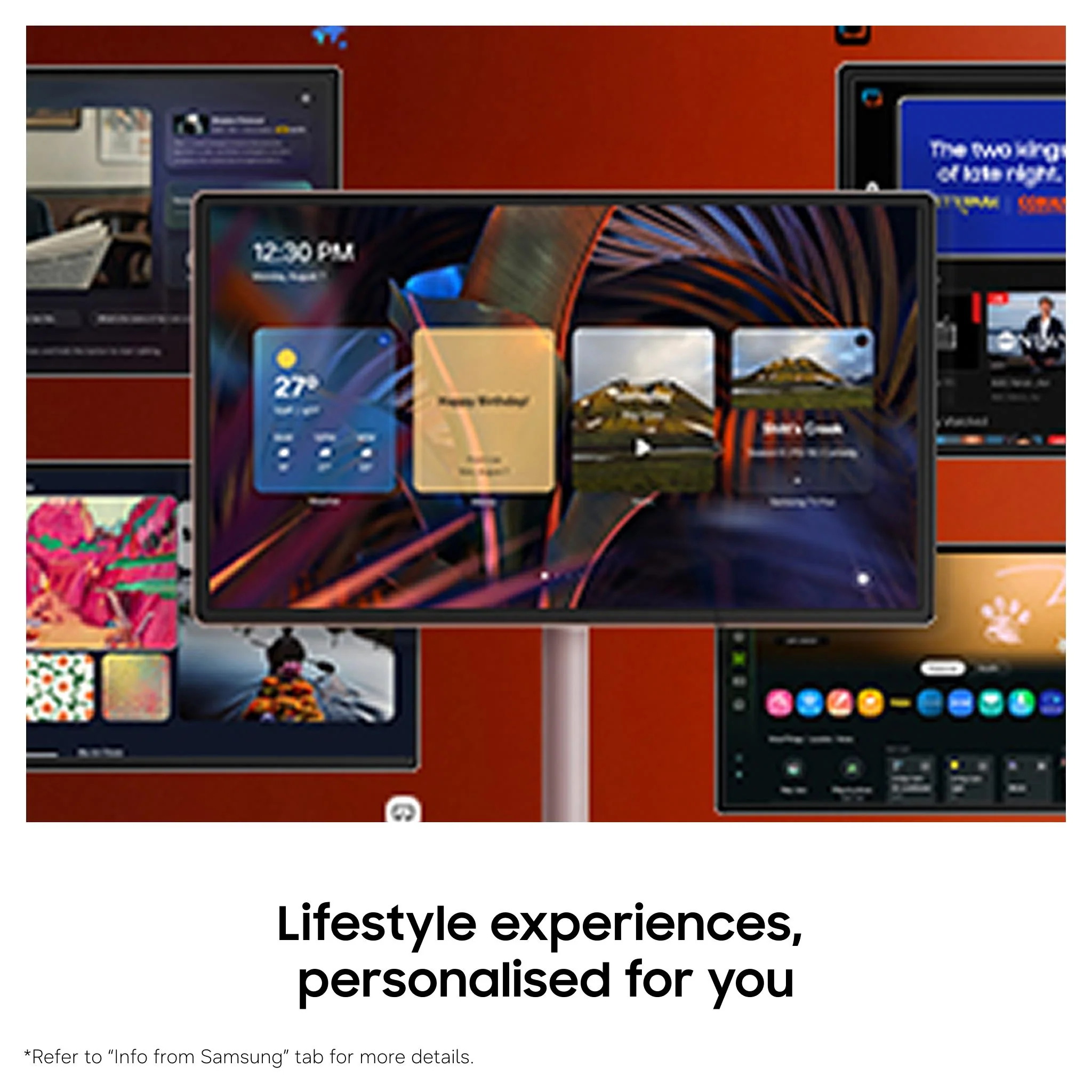 Samsung 27" The Movingstyle LSM7F QHD Touch Interaction Movable Screen [2026] - Image 7