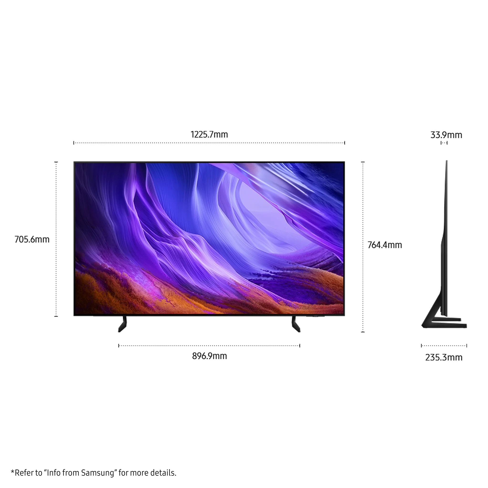 Samsung 55" S85H OLED 4K Smart AI TV [2026] - Image 2
