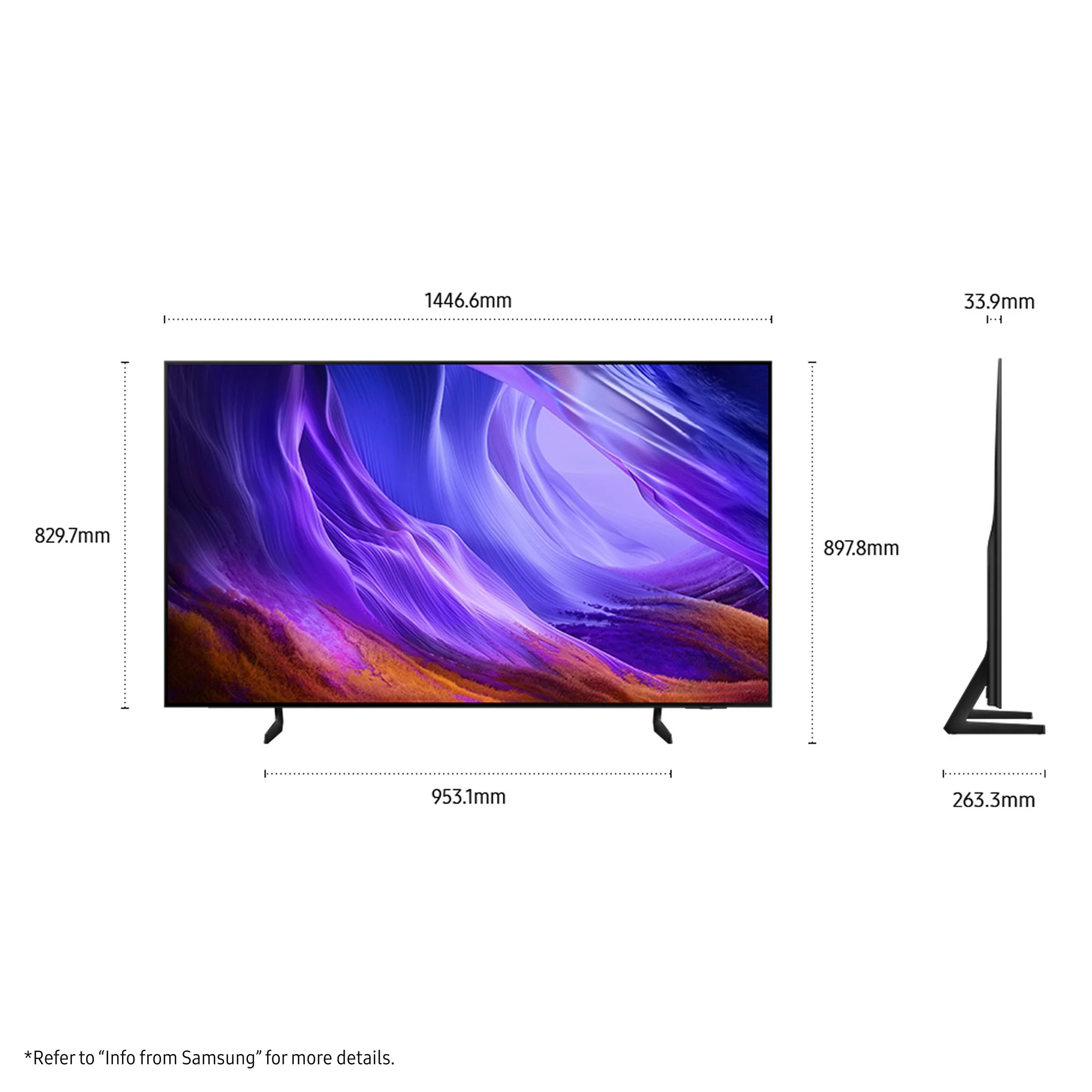 Samsung 65" S85H OLED 4K Smart AI TV [2026] - Image 2