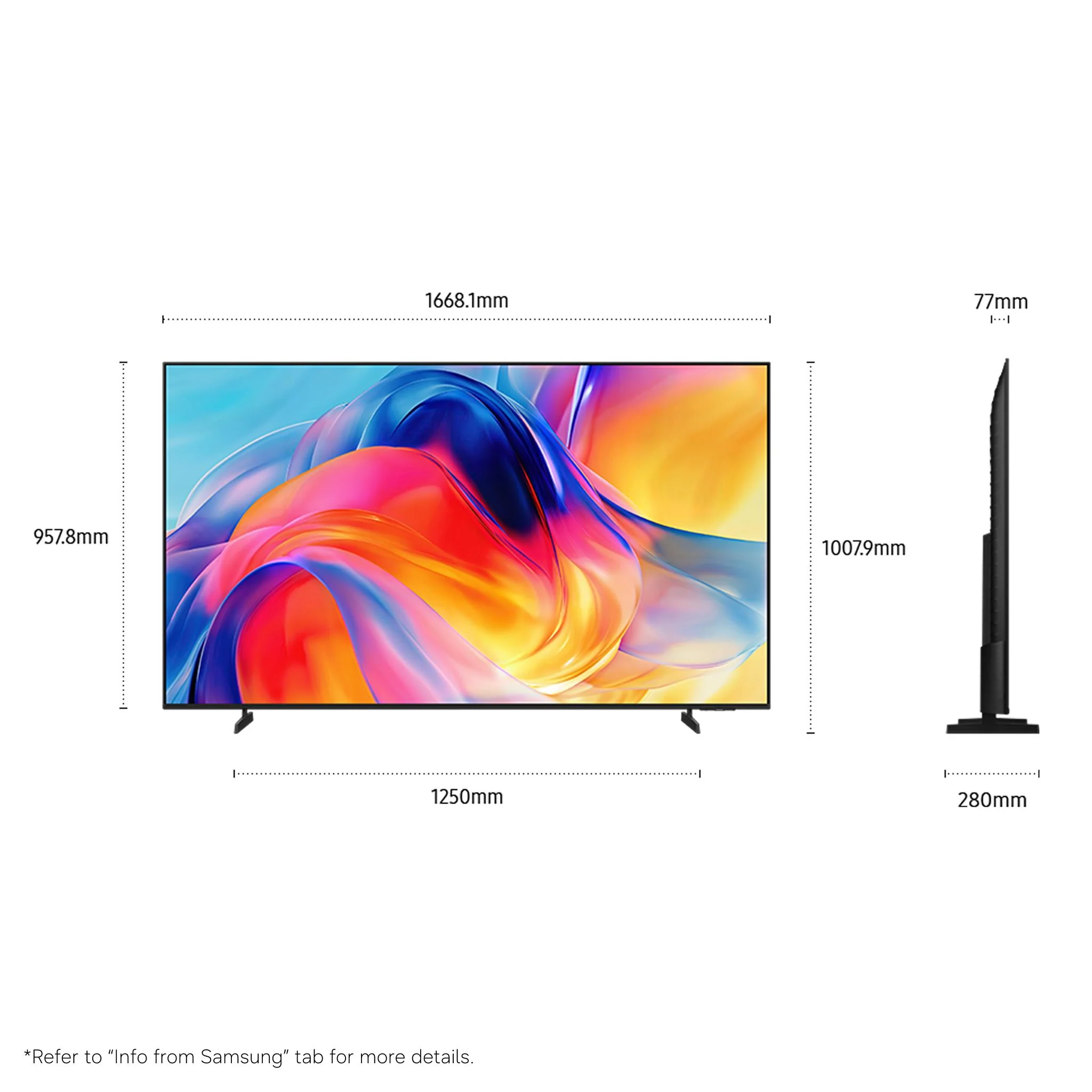 Samsung 75" M70H Mini LED 4K Smart AI TV [2026] - Image 2