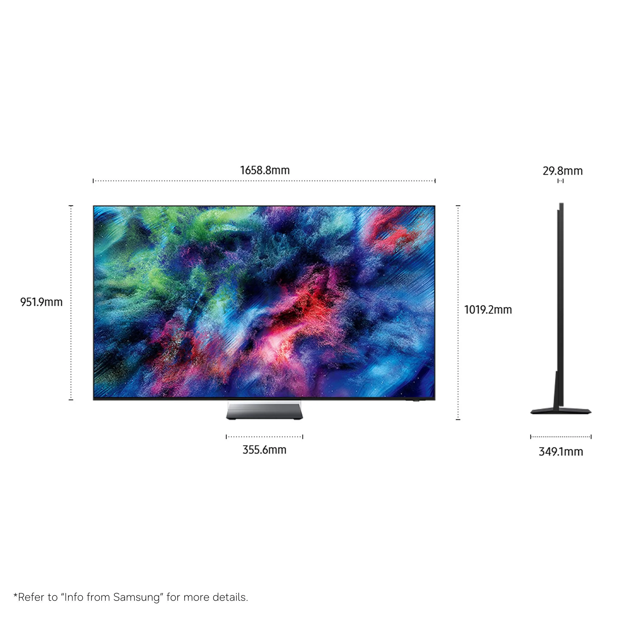 Samsung 75" R95H Micro RGB 4K Smart AI TV [2026] - Image 2