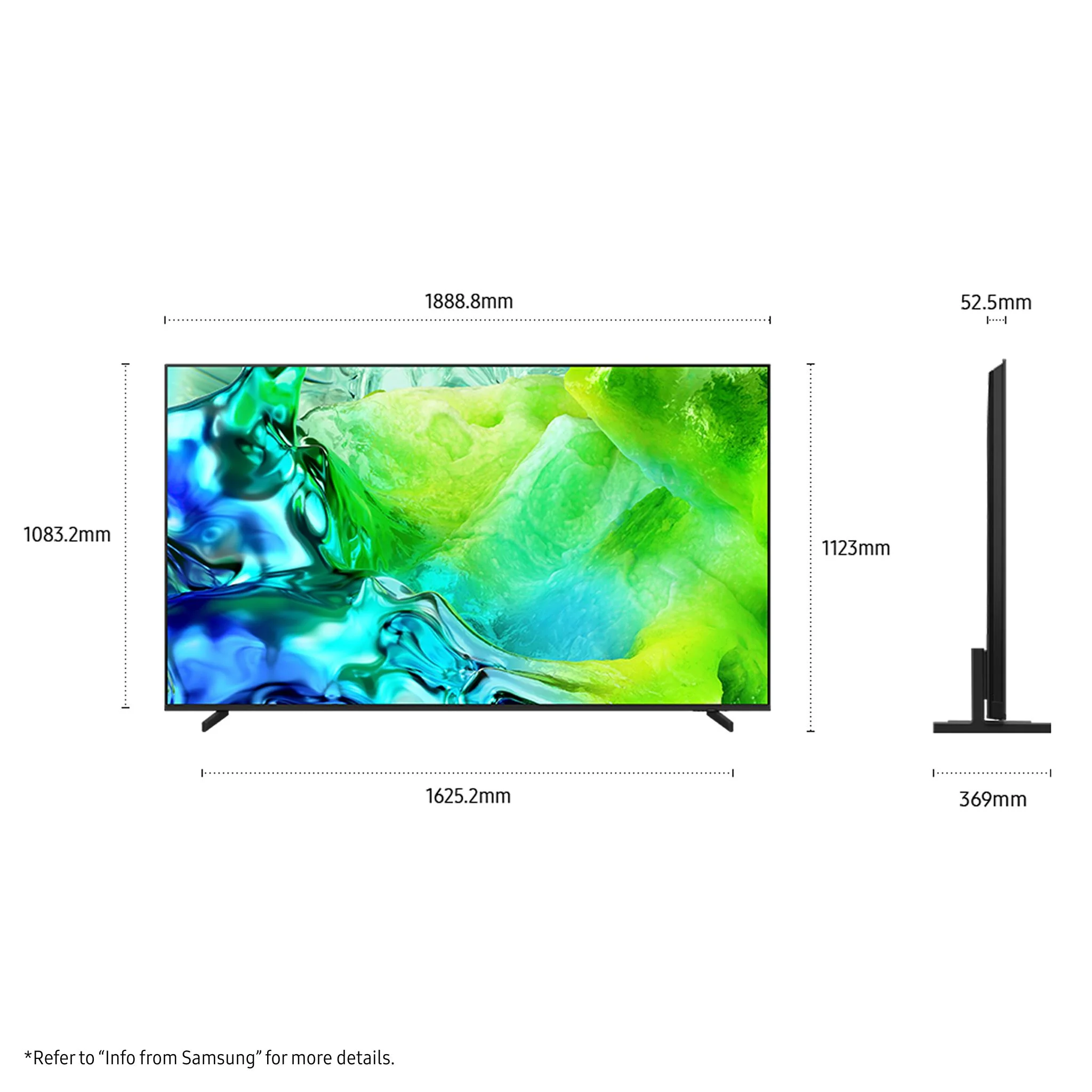 Samsung 85" QN80H NEO QLED 4K Mini LED Smart AI TV [2026] - Image 2