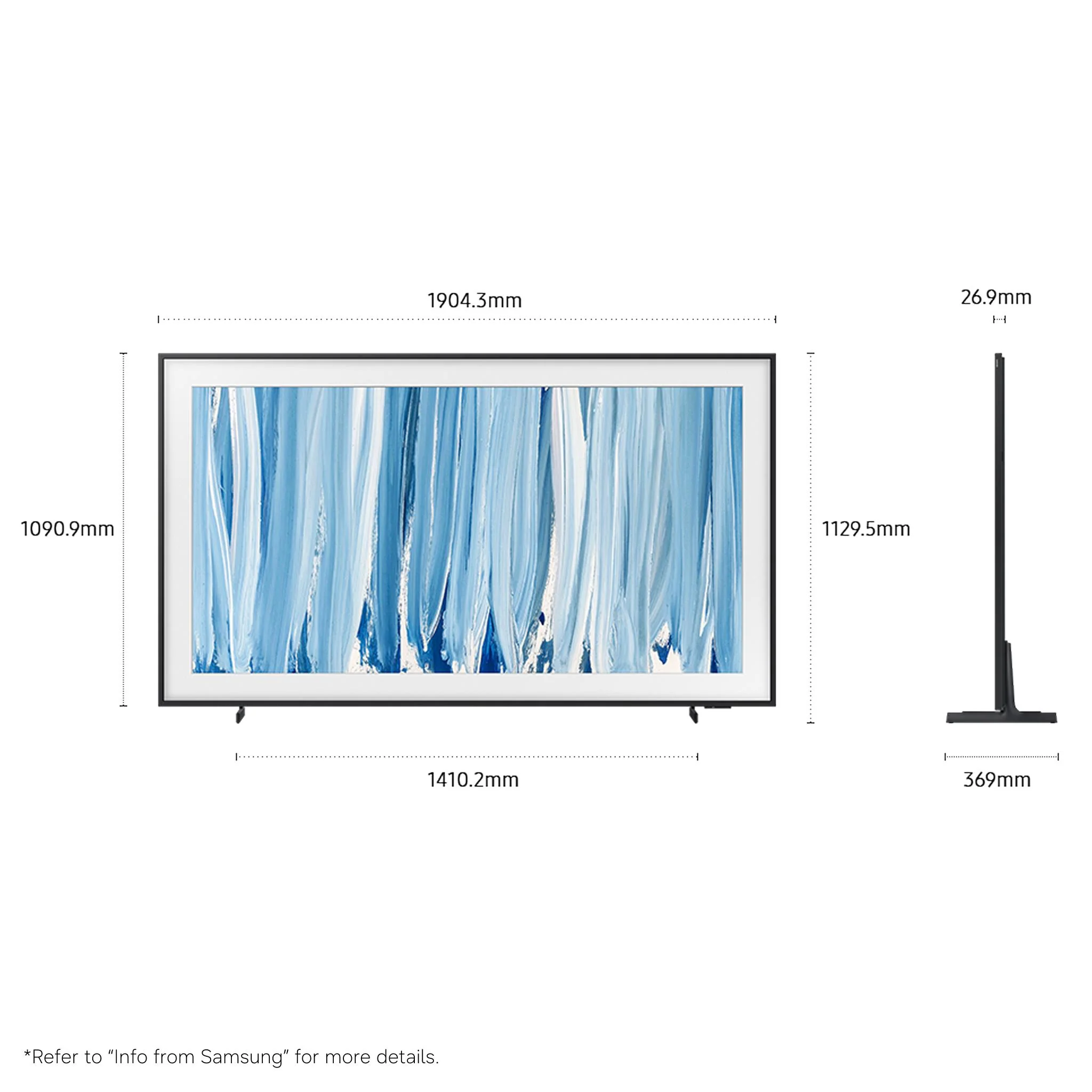 Samsung 85" The Frame Pro NEO QLED 4K Mini LED Smart AI TV [2026] - Image 2