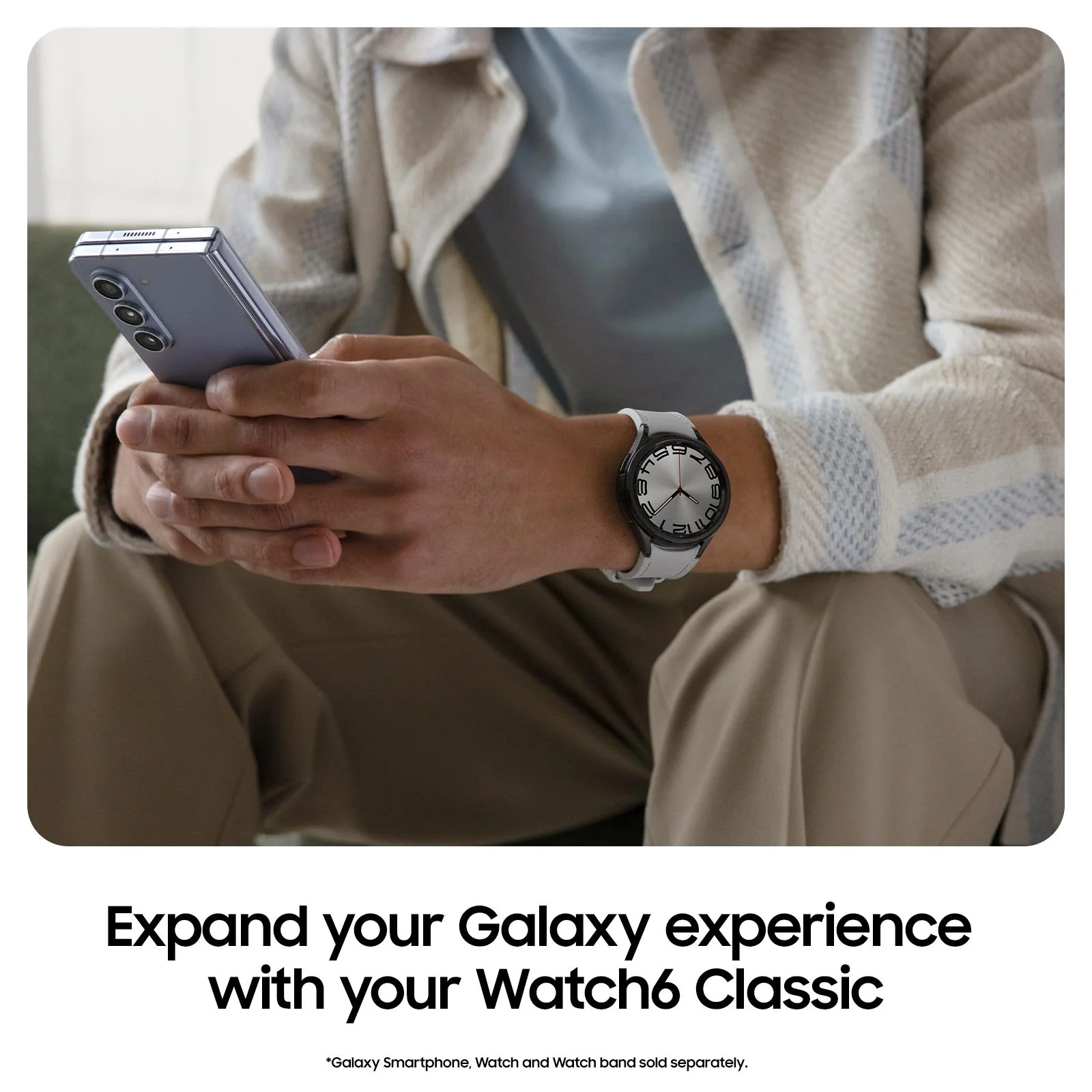 Samsung Galaxy Watch6 Classic 43mm (Silver) - Image 5