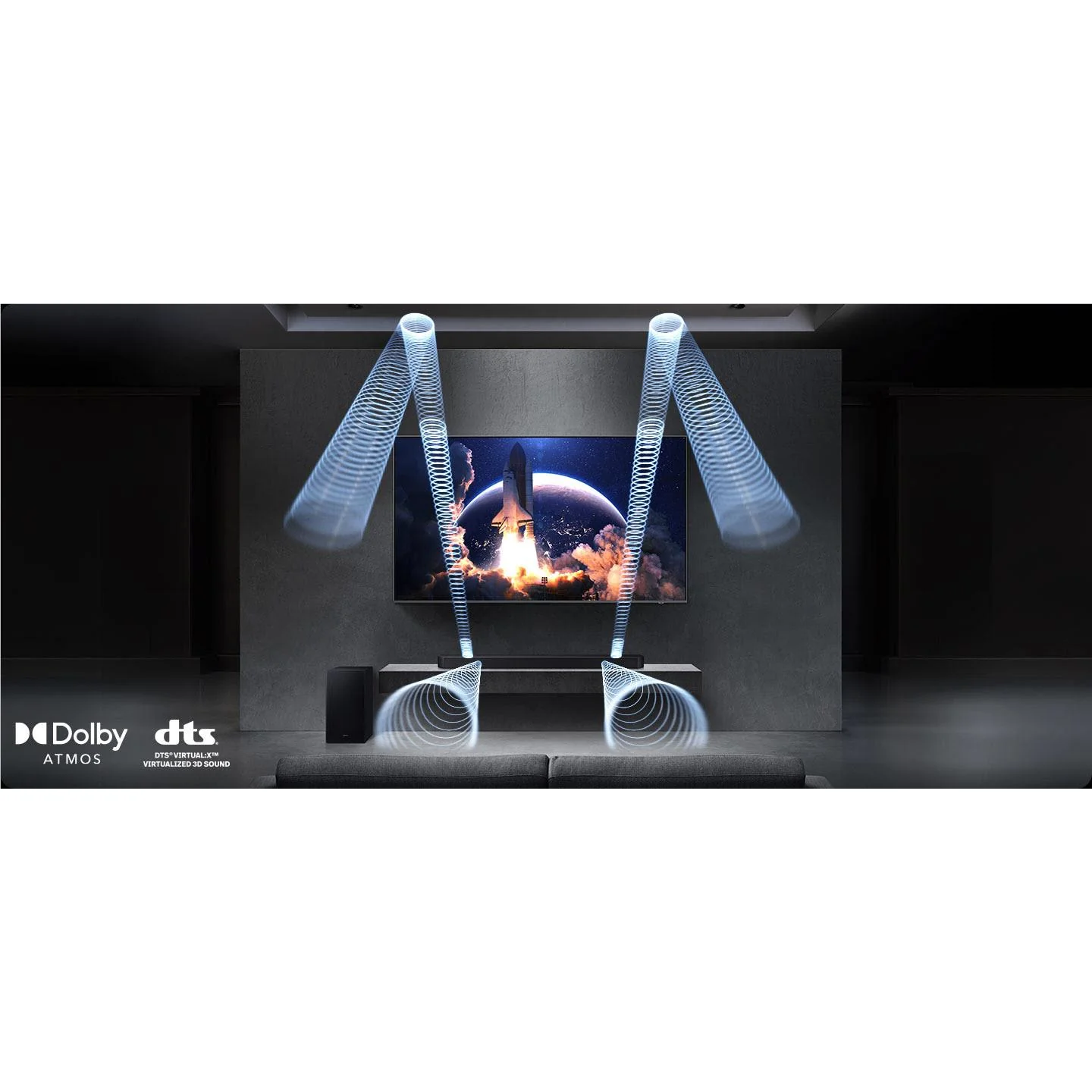Samsung HW-Q600F Q-Series 3.1.2 ch Soundbar with Subwoofer [~Refurbished] - Image 11