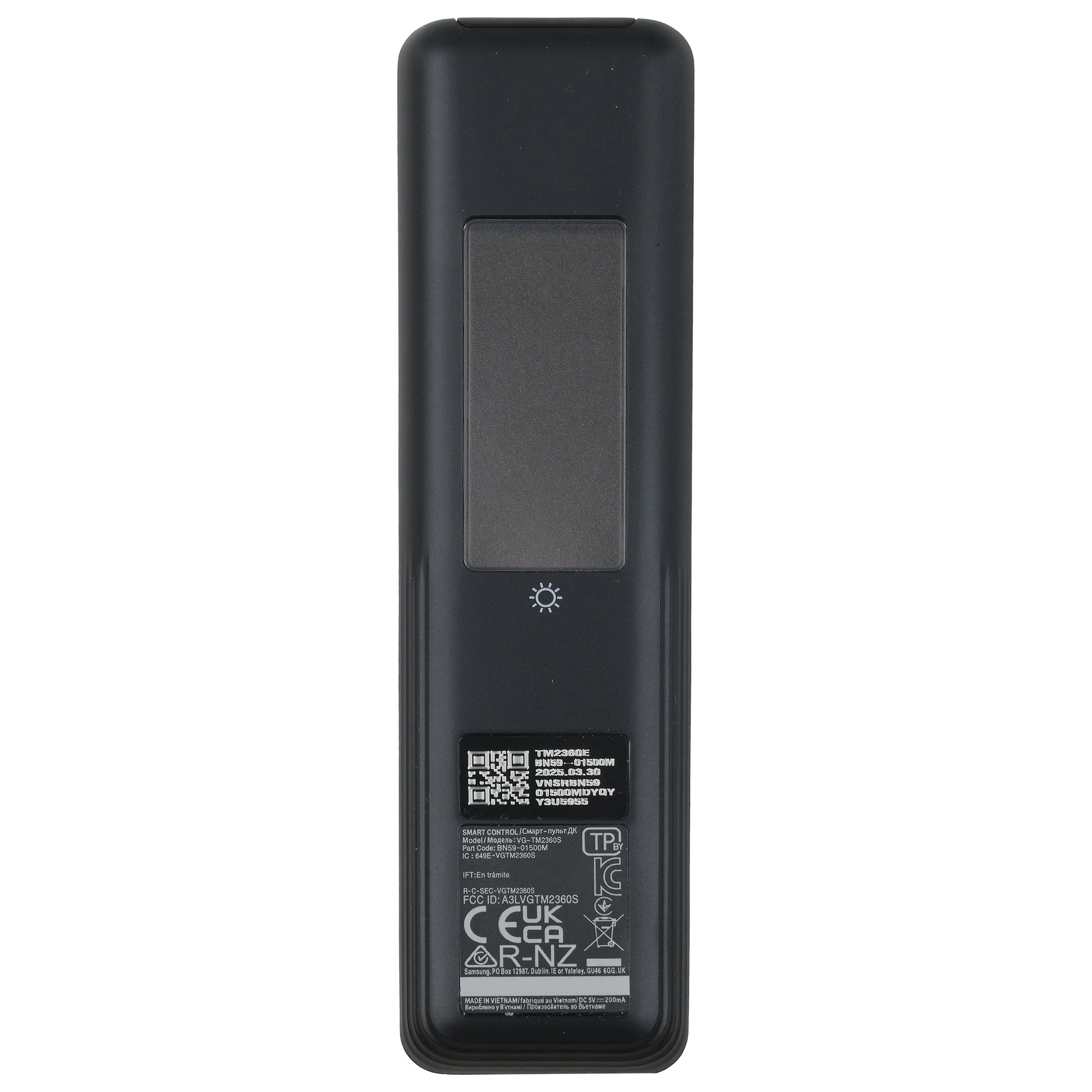 Samsung Solar Powered Smart TV Remote Control Voice Function BN59-01500M - Image 3