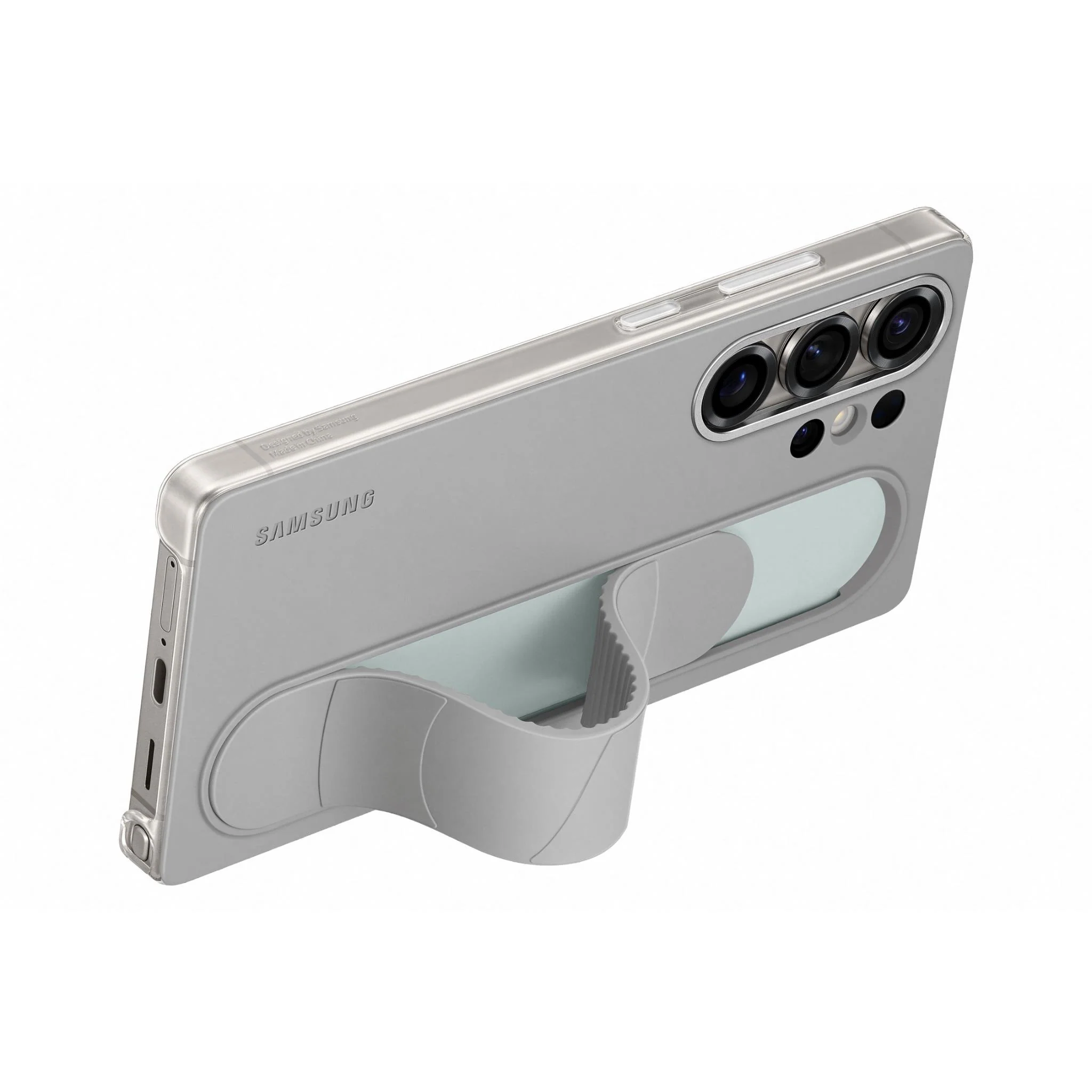 Samsung Standing Grip Case for Galaxy S25 Ultra (Grey) - Image 2