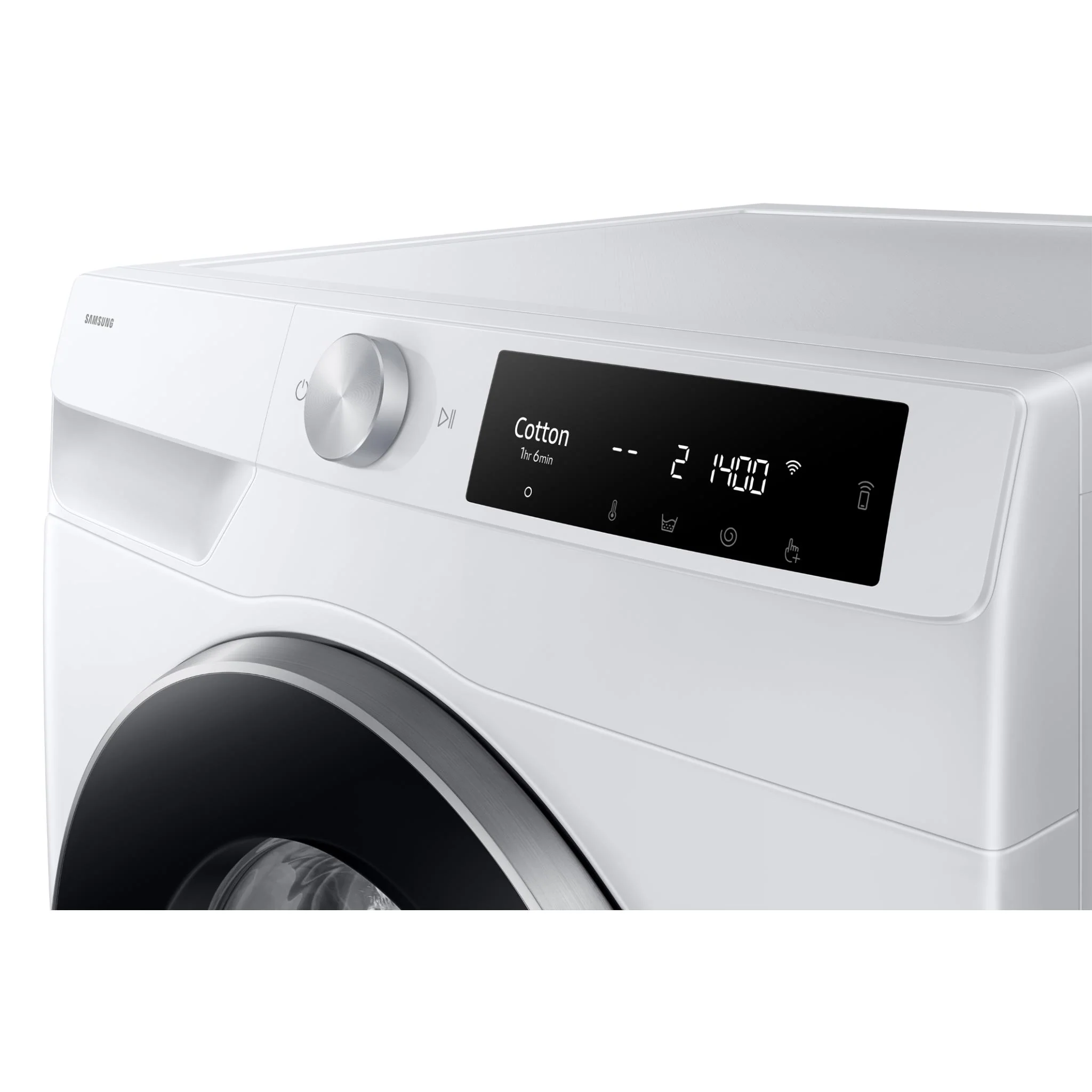 Samsung WW90DG6U3ALE 9kg Smart Super Speed Front Load Washer (White) - Image 7