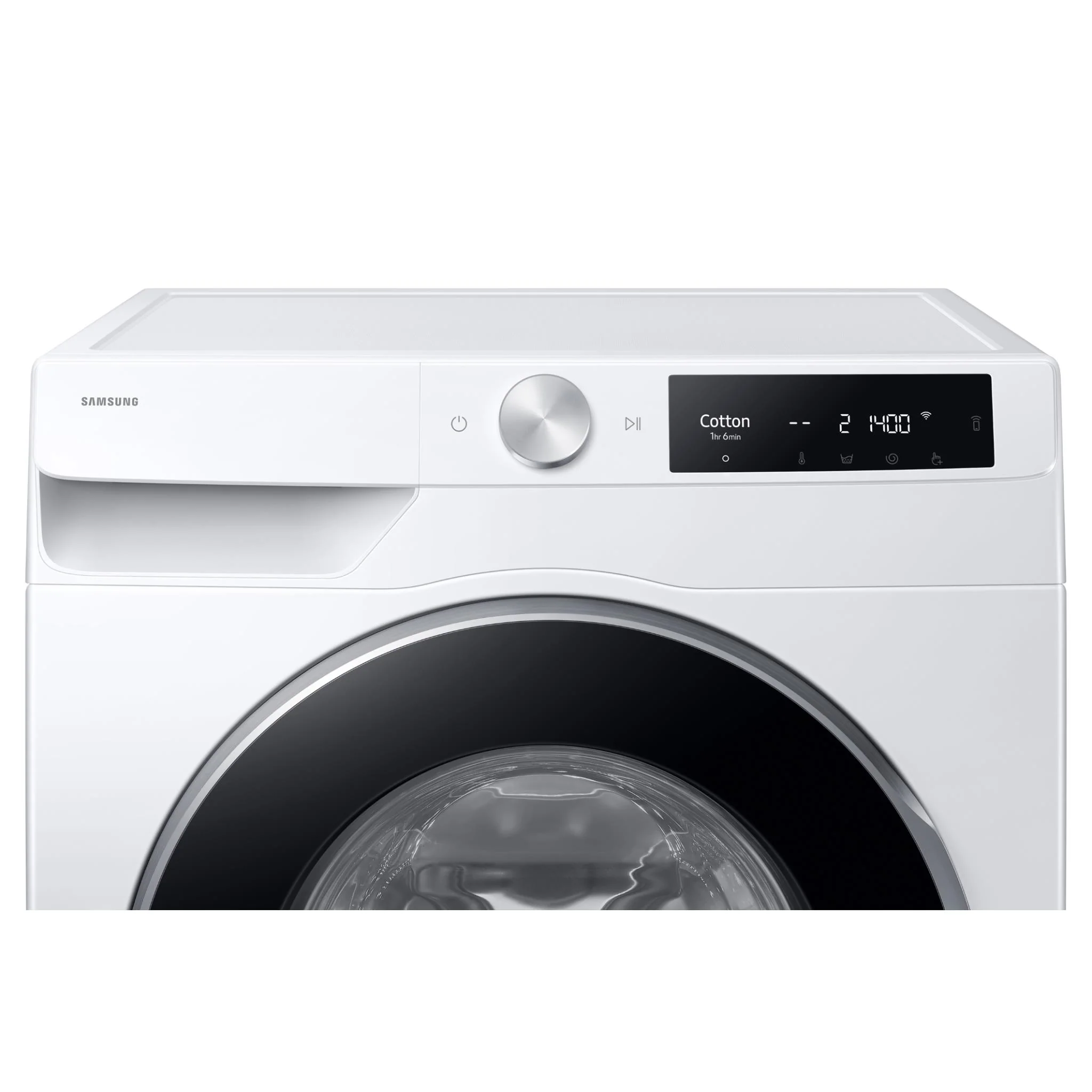 Samsung WW90DG6U3ALE 9kg Smart Super Speed Front Load Washer (White) - Image 8