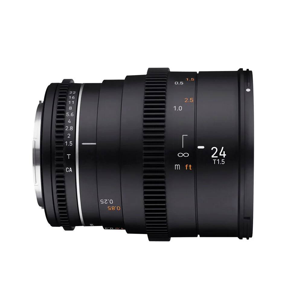 Samyang 24mm T1.5 MK2 VDSLR Lens For Canon EF Full Frame (Black) - Image 5