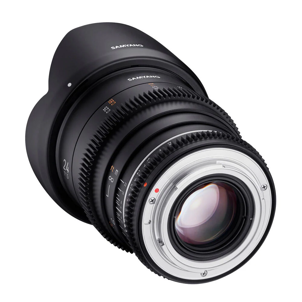 Samyang 24mm T1.5 MK2 VDSLR Lens For Canon EF Full Frame (Black) - Image 6