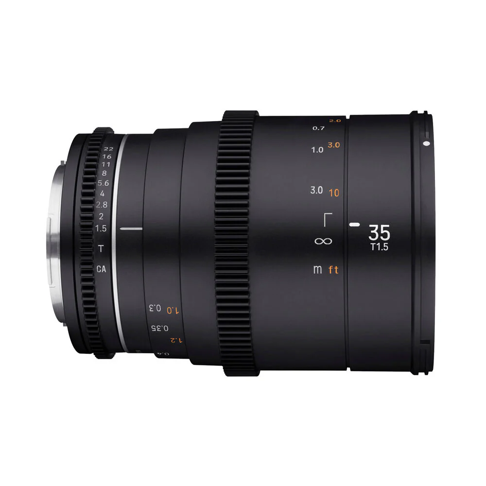 Samyang 35mm T1.5 MK2 VDSLR Lens For Canon EF Full Frame (Black) - Image 5