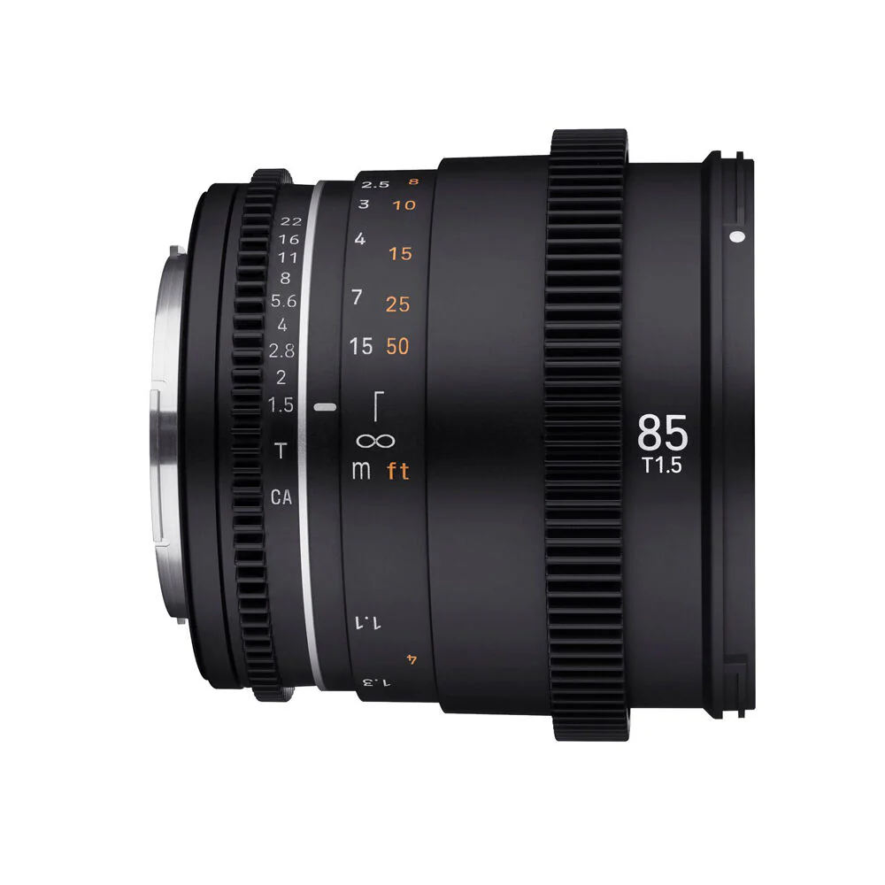 Samyang 85mm T1.5 MK2 VDSLR Lens For Canon EF Full Frame (Black) - Image 5