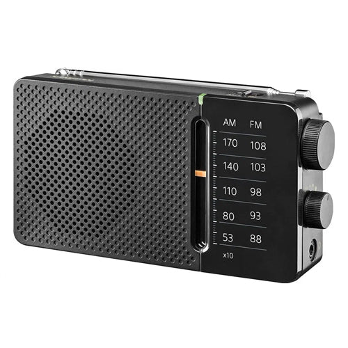 Sangean SR-36 AM/FM Analog Pocket Radio - Black - Image 2
