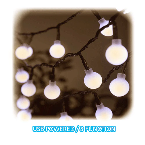 Sansai 100 LED Battery Powered String Lights (Warm White) - Image 2
