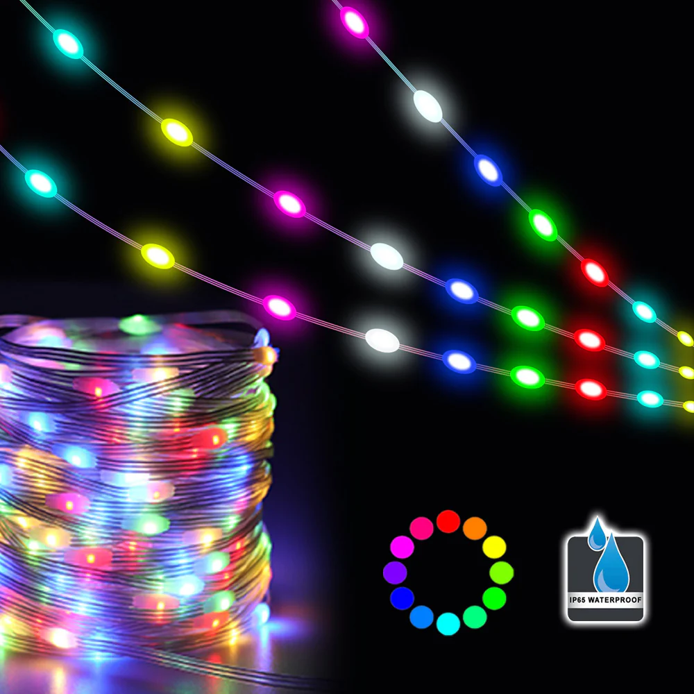 Sansai 15M RGB LED Fairy Strip Lights with Remote - Image 3