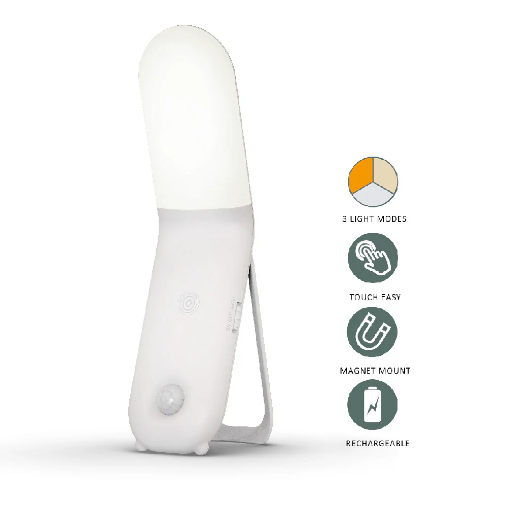 Sansai 17x4 cm LED Sensor Touch Light 3 Modes (White) - Image 2