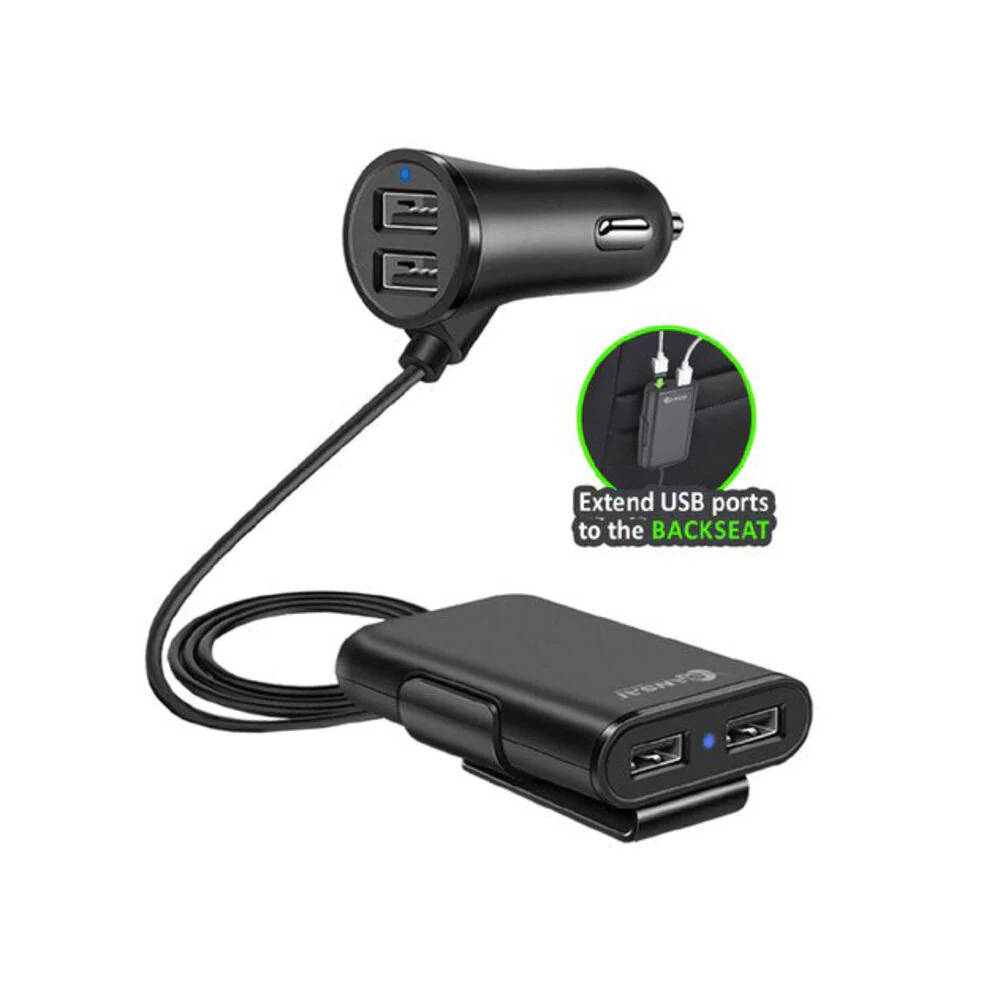 Sansai 4-Port USB Car Charger - Image 2