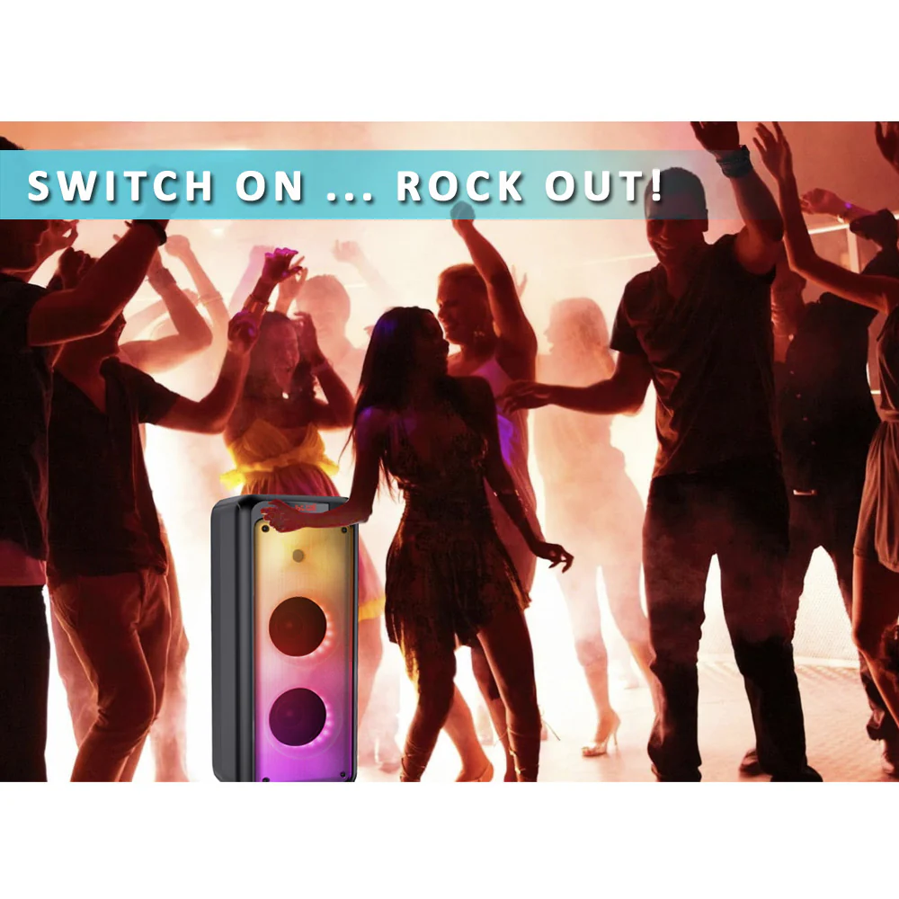 Sansai 400W LED Portable Bluetooth Rechargeable Party Speaker with Remote - Image 7