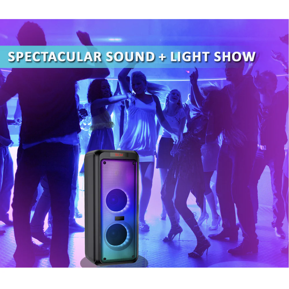 Sansai 400W LED Portable Bluetooth Rechargeable Party Speaker with Remote - Image 8