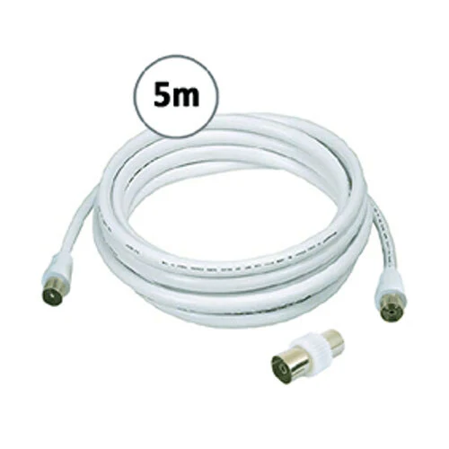 Sansai 5m Male To Male Antenna Flylead with Female Adaptor - Image 2