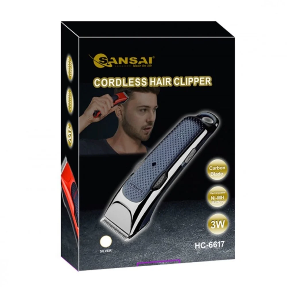 Sansai Cordless Hair Clipper (Red) - Image 2