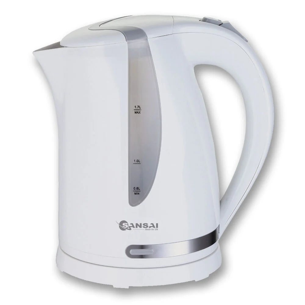 Sansai Cordless Kettle 1.7L (White) - Image 2