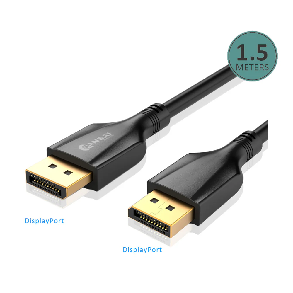 Sansai Displayport 1.5m 4k Male To Male Monitor Display Cable - Image 2