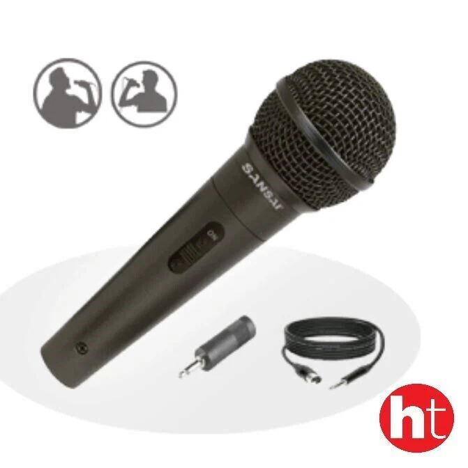 Sansai Dynamic Corded Professional Vocal Microphone - Image 2