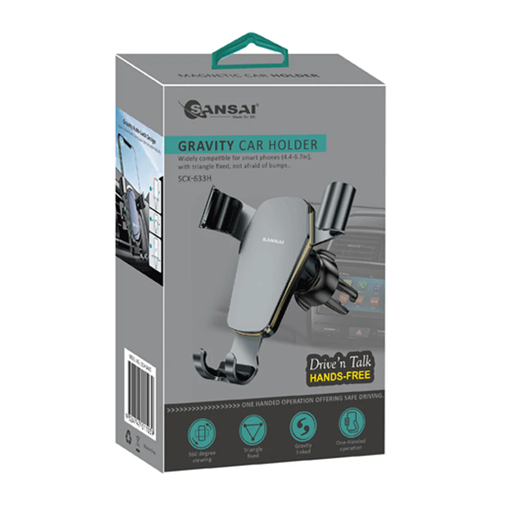 Sansai Gravity Hands Free Smartphone Car Holder Mount - Image 4