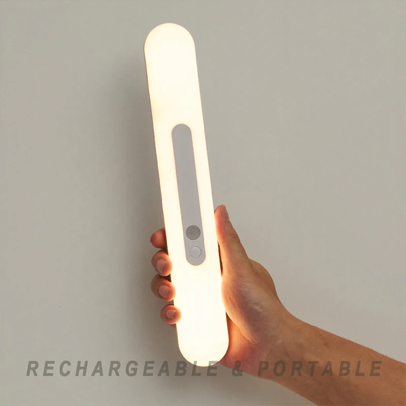Sansai LED 30cm Magnetic Sensor Light 3000mAh Rechargable Cool (White) - Image 3